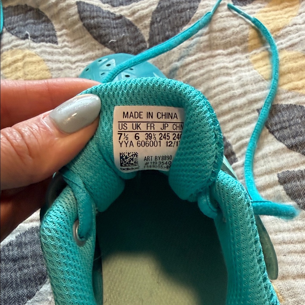 Women’s Teal Powerlifting Shoes - Picture 3 of 3